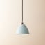 Giorgio shade in chalk blue with stone interior