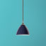 Giorgio shade in black iris with stone interior