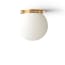 Larger Plumb IP44 flush fitting in antiqued brass