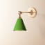 Elbow wall fitting in antiqued brass