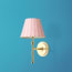 Single chukka rechargeable wall fitting in antique brass