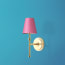 Single chukka rechargeable wall fitting in antique brass