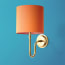 Uma wall fitting in antique brass