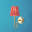Uma wall fitting in antique brass