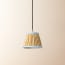 18cm pendant shade in Jaggery 'Spriglee' linen by Ellen Merchant