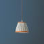 18cm pendant shade in Azura 'Spriglee' linen by Ellen Merchant