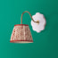 Kamela wall fitting in white