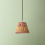 18cm pendant shade in Papavero 'Poppies' linen by Ellen Merchant