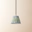 18cm pendant shade in Beryl 'Poppies' linen by Ellen Merchant