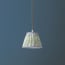 18cm pendant shade in Beryl 'Poppies' linen by Ellen Merchant