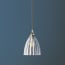 Smaller Scallop in clear glass