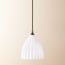 Regular Scallop in opaline glass
