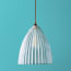 Larger Scallop in clear glass