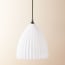 Larger Scallop in opaline glass