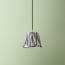 18cm straight empire pendant shade in woven black zig zag linen ikat