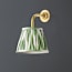 Minnow wall fitting in antique brass