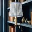 Bronte rechargeable bookshelf light in brass
