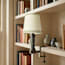 Bronte rechargeable bookshelf light in silvery black