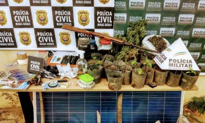 Ação conjunta resulta na localização de laboratório de drogas em Ouro Preto - Foto: Divulgação/PCMG