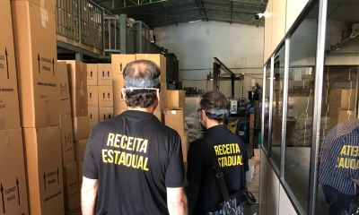 Força-tarefa apreende produção clandestina de álcool em gel em BH - Foto: Divulgação/SEF