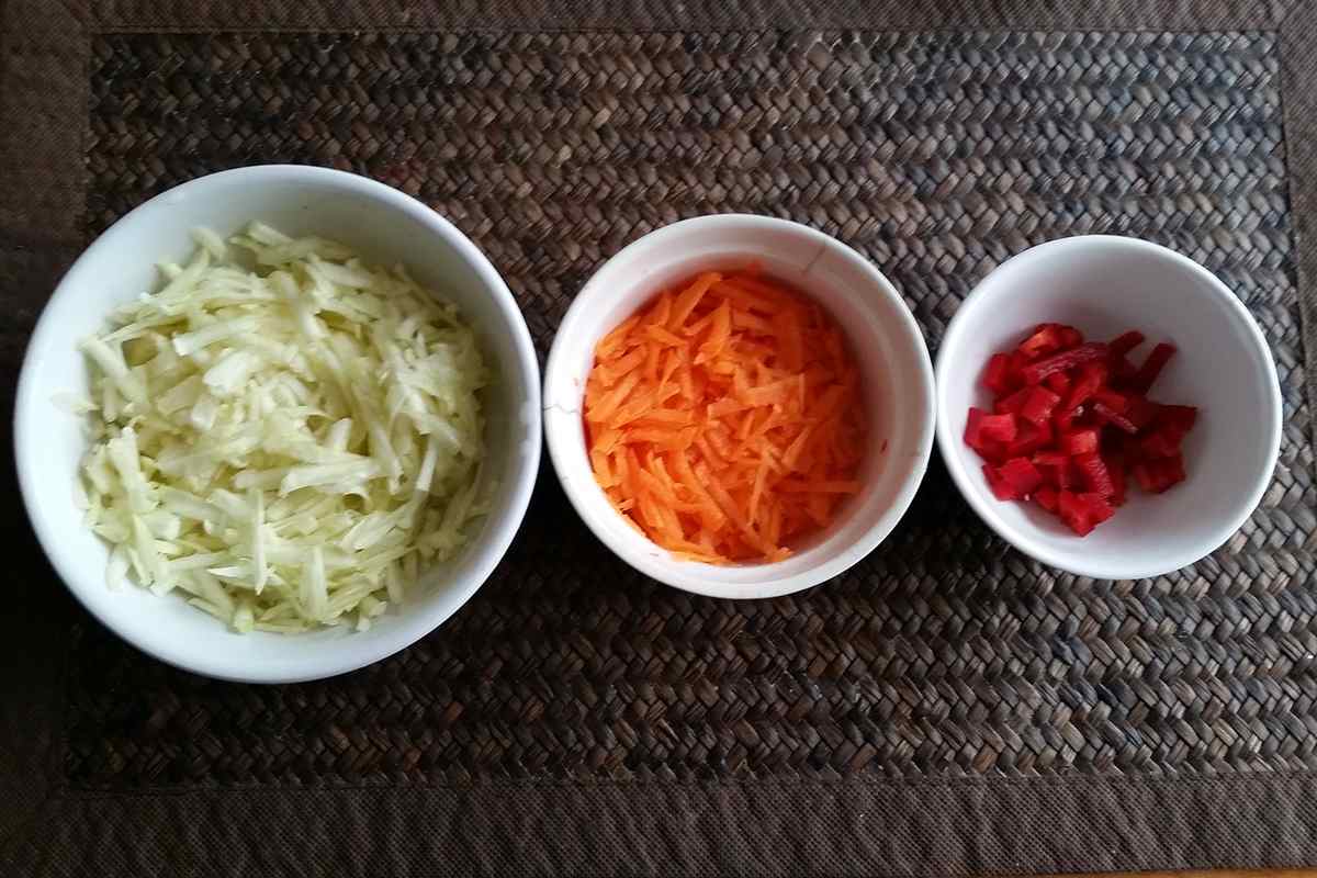 Cocinar tortilla de papas con zapallo italiano cookcina