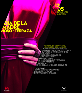 Día de la Madre, Noso restaurante (Hotel W)