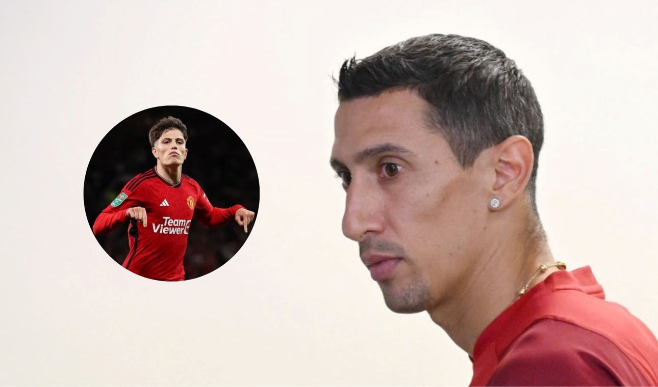 El consejo de Di María a Garnacho