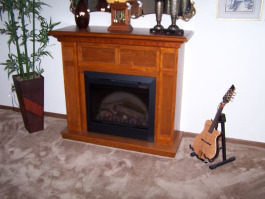 Caprice Oak Electric Fireplace Mantel Package Dfp4743o Dimplex