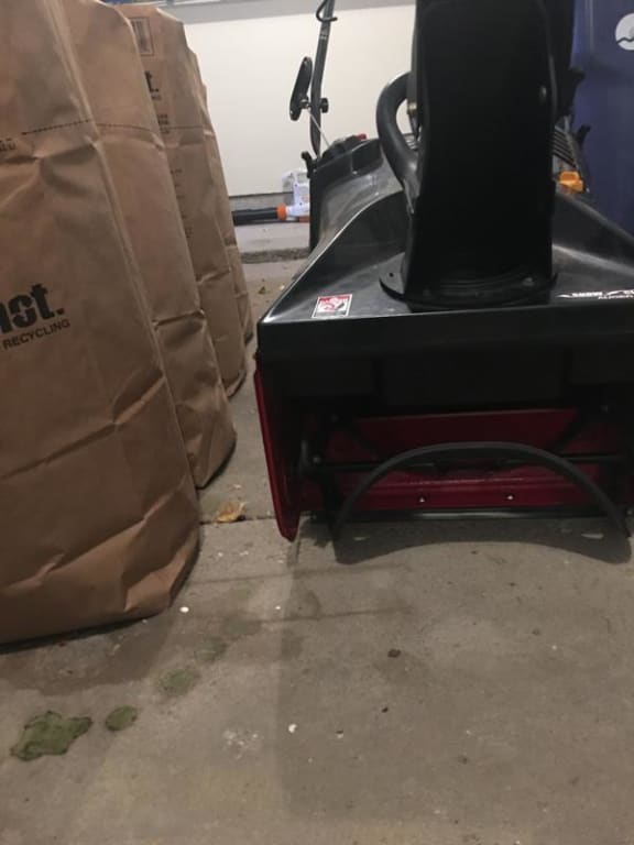 Snow Thrower ready for snow! Snow Thrower ready for snow!