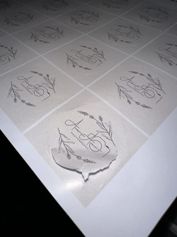 Stickers komen niet van het stickervel af