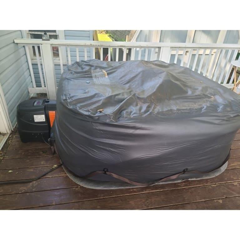 Intex Ep Purespa Plus Greystone Inflatable Square Hot Tub Spa X X In Bed Bath