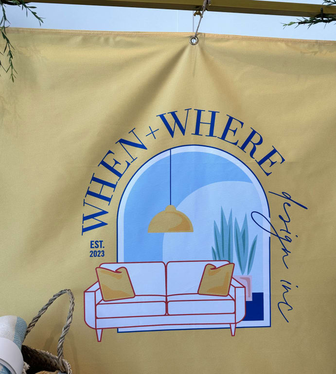 Great option for a reusable banner