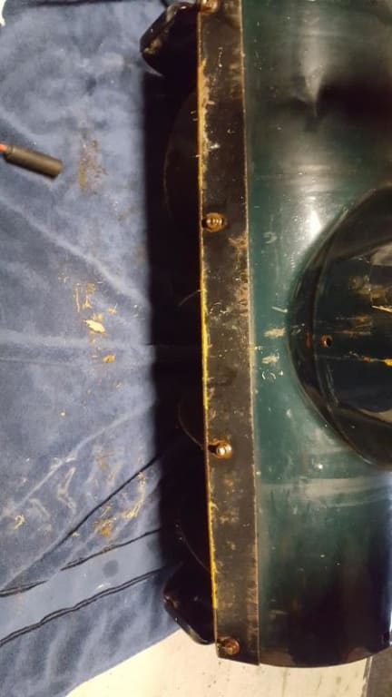 This is the old worn scraper .... the new one is exactly the same size and holes in the exact same spot. This is the old worn scraper .... the new one is exactly the same size and holes in the exact same spot.