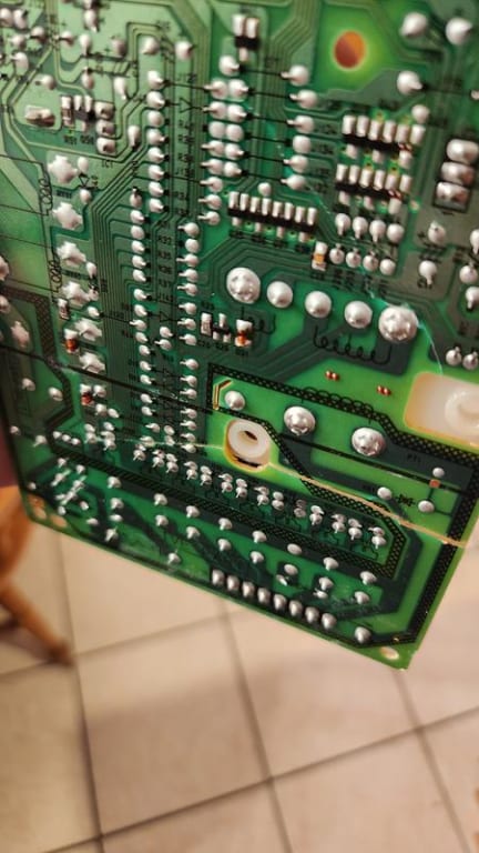 Broken Motherboard Broken Motherboard
