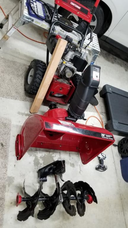 Taking apart to replace Auger Taking apart to replace Auger