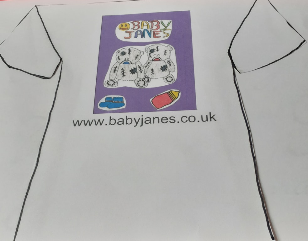 The t shirt looks the way I had imagined it to