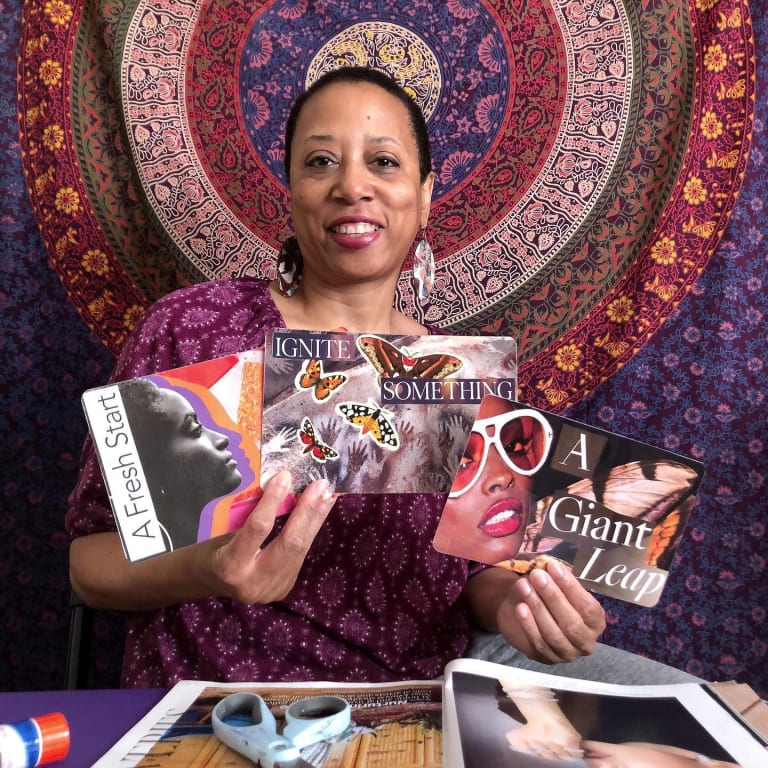 DIY Vision Board Workshop from Uncommon Goods. Customer submitted image.