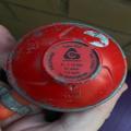 Leak by pin hole where number 9414 is