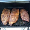 Brisket ready to wrap