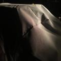 This shows the degree of fading and rot. No excuse for a very expensive grill cover!