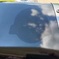 Marketing Sticker stained the poreclain