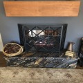 Living room with screen