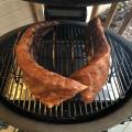 Two racks of baby backs on the Classic II with the Stainless Steel Rib Rack