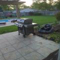Patio gas grill.