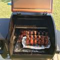 Pork ribs and Chicken drumsticks smoked with competitions pellets