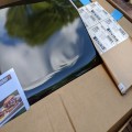 damaged grill cover