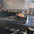 Gets very hot! Great Rib eye.