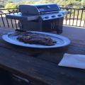 First flank steak on new Weber