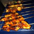 Nice cooked shish kebabs