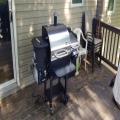 Smoker Set up - Front shelf also shown